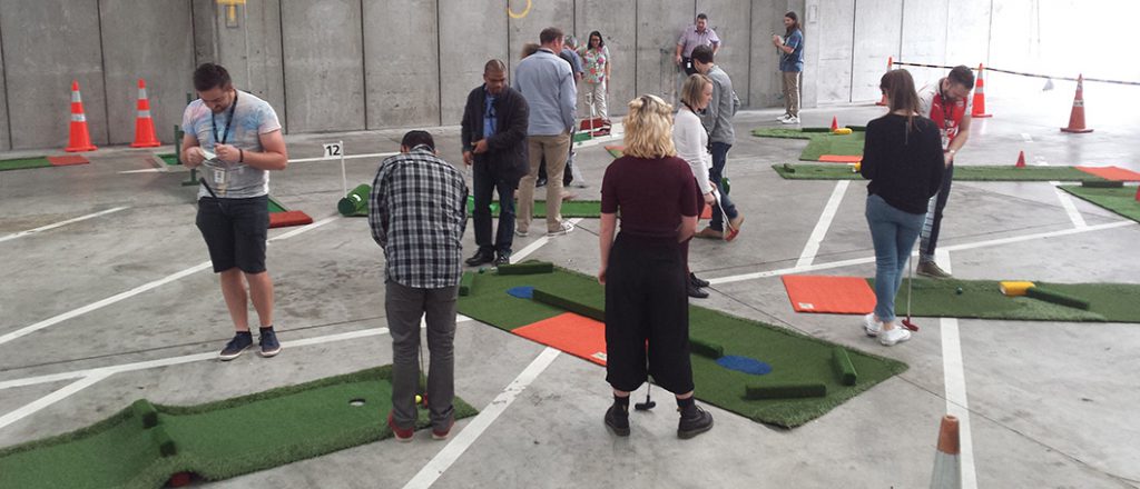 work function fun portable mini golf